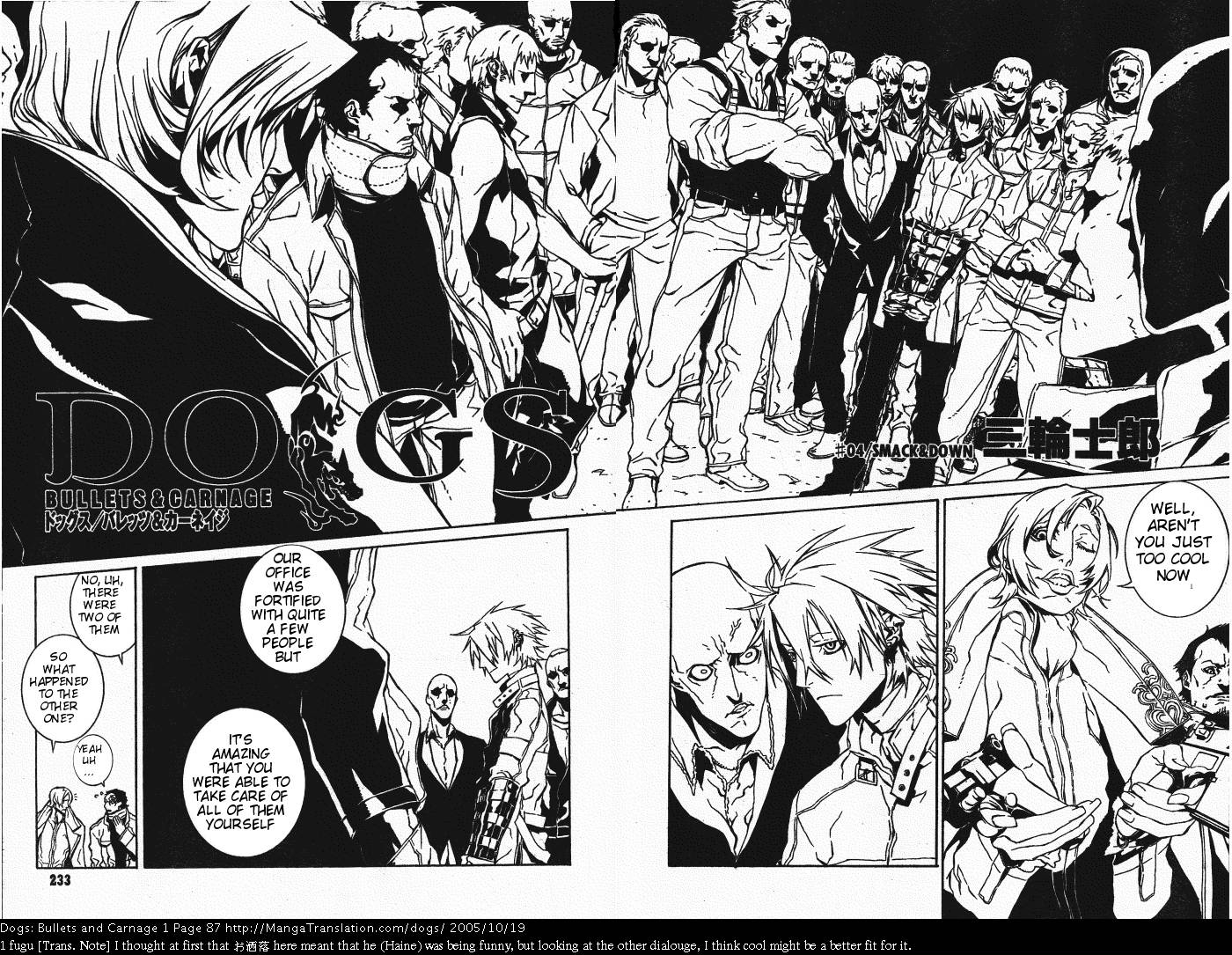 Dogs Bullets Carnage Vol 1 Chapter 4 Smack Down Mangahasu Dogs Bullets Carnage Vol 1 Chapter 4 Smack Down Mangahasu