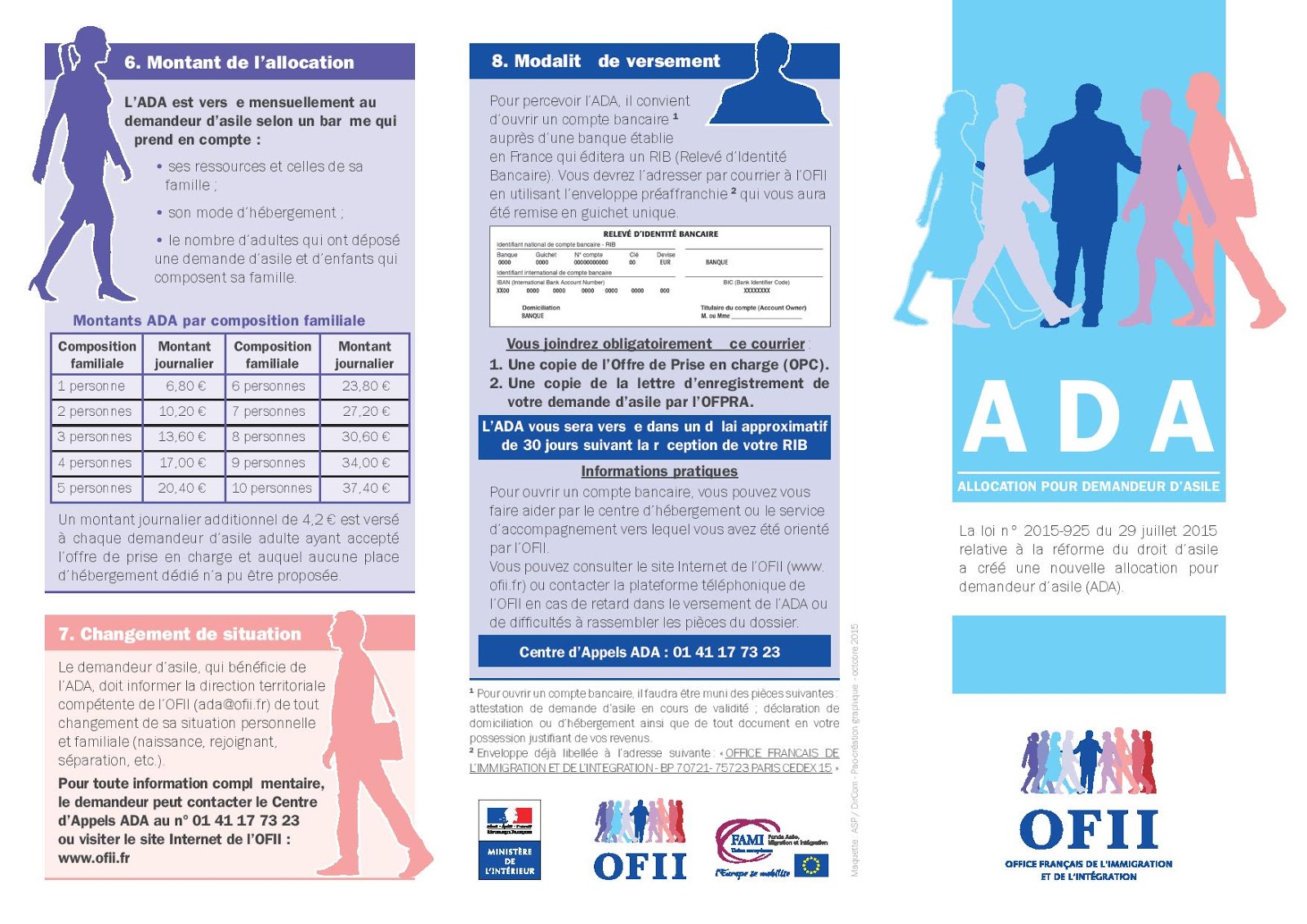 Association Digemer: L'ADA (Allocation pour Demandeur d'Asile)