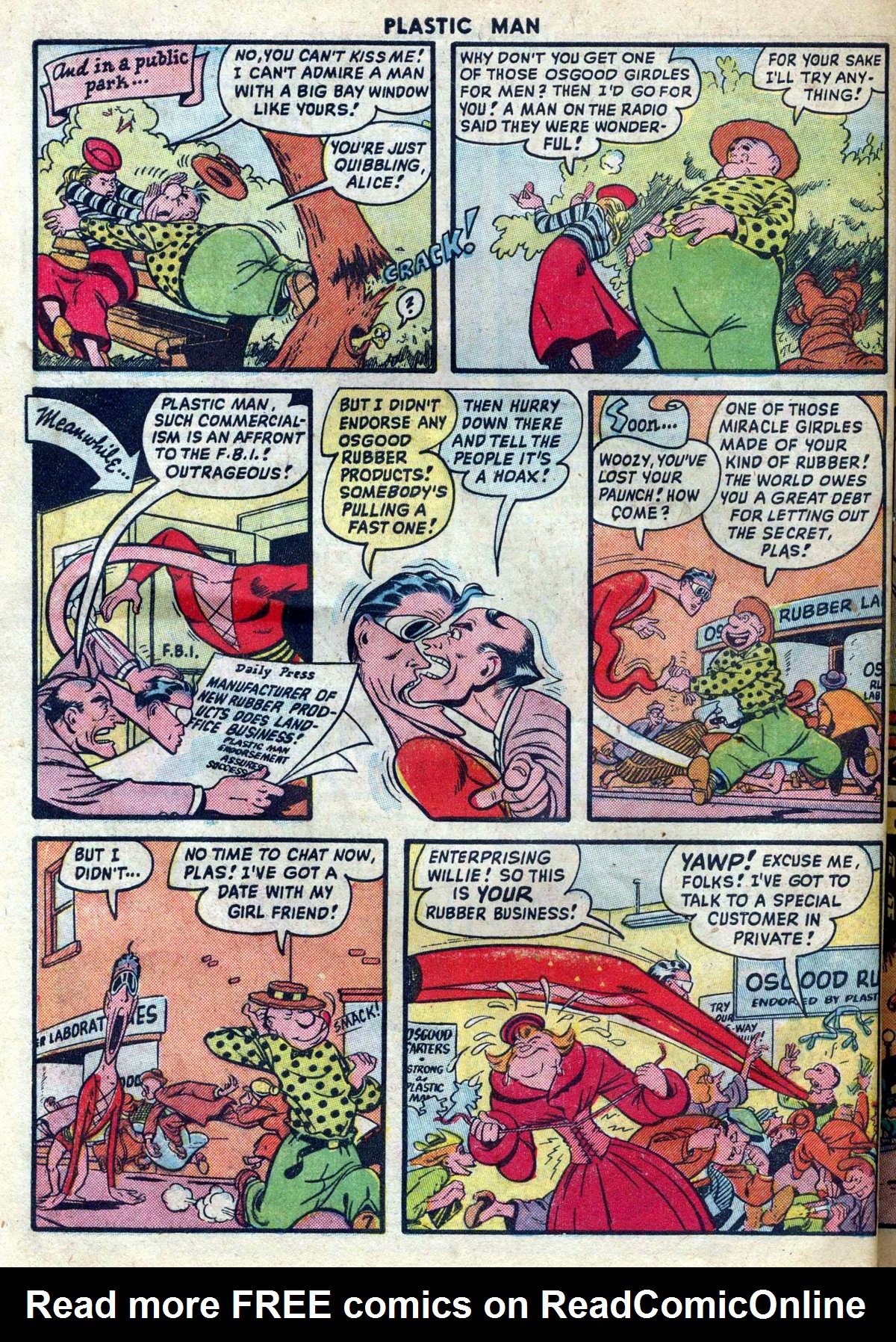 Read online Plastic Man (1943) comic -  Issue #17 - 30