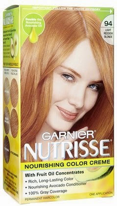 GARNIER strawberry blonde hair dye