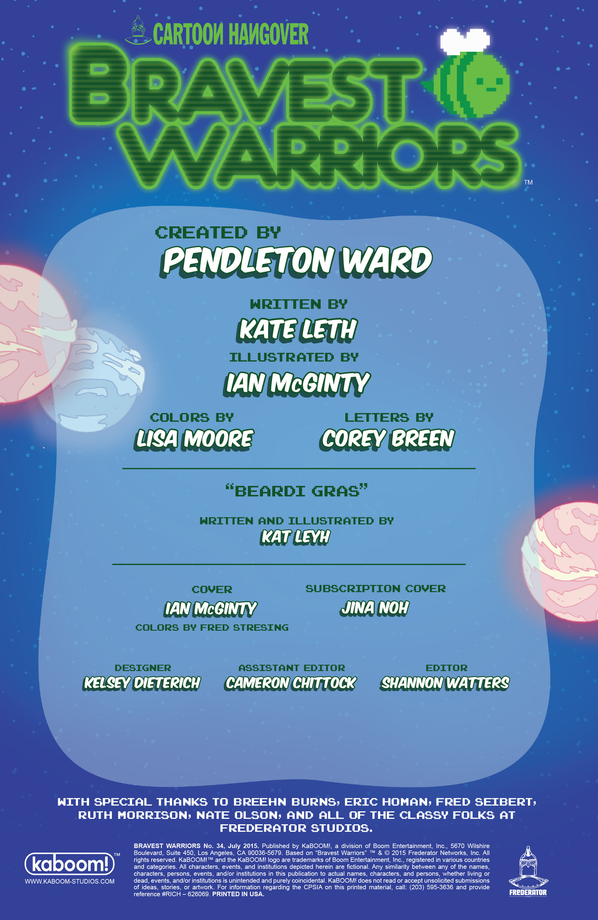 Read online Bravest Warriors comic -  Issue #34 - 2