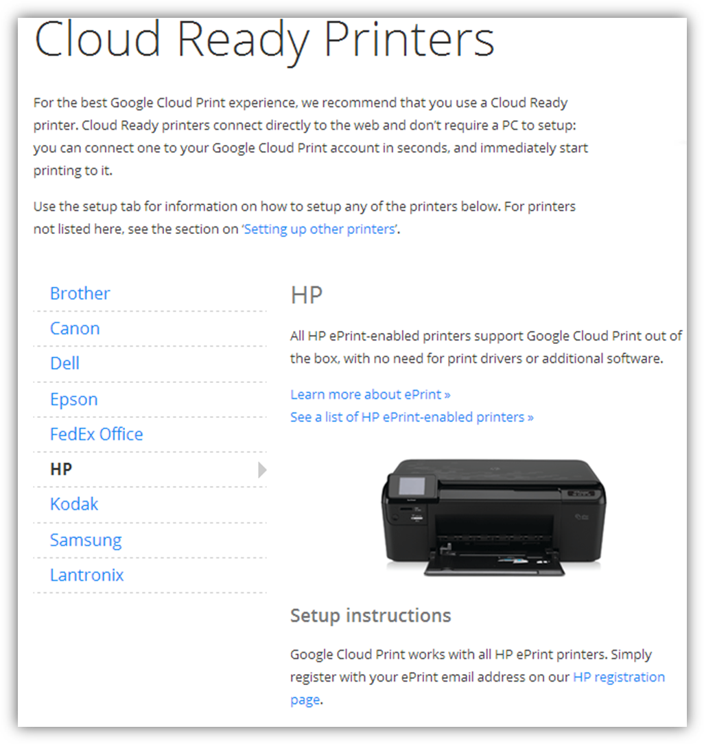 C L I N T S H I N T S Distributing Cloud Printers To