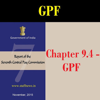 7CPC Report General Provident Fund