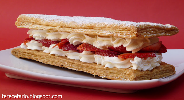 MIL HOJAS DE FRESAS CON NATA 