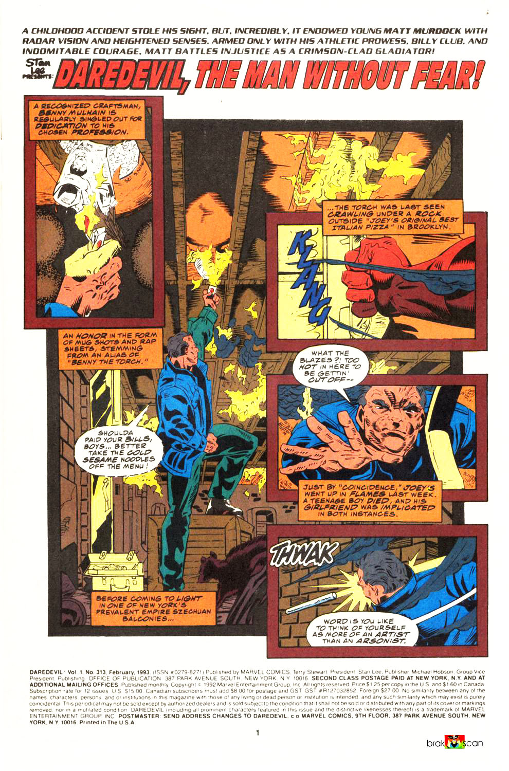 Read online Daredevil (1964) comic -  Issue #313 - 2