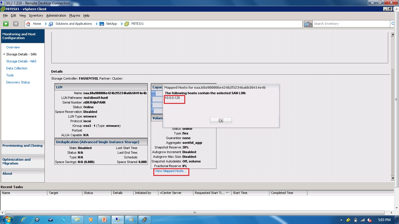 Remote Infrastructure Management NetApp Virtual Storage Console for