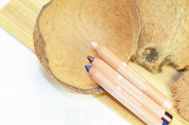 Yves Rocher jumbo 2-in-1 eyepencil #01, #05, #06 , свотчи макияж обзор, карандаш-каял, карандаш для смокиайс, стойкий карандаш для слизистой,карандаш-тени