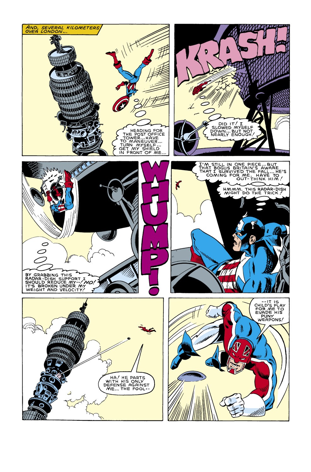 Read online Captain America (1968) comic -  Issue #305 - 17