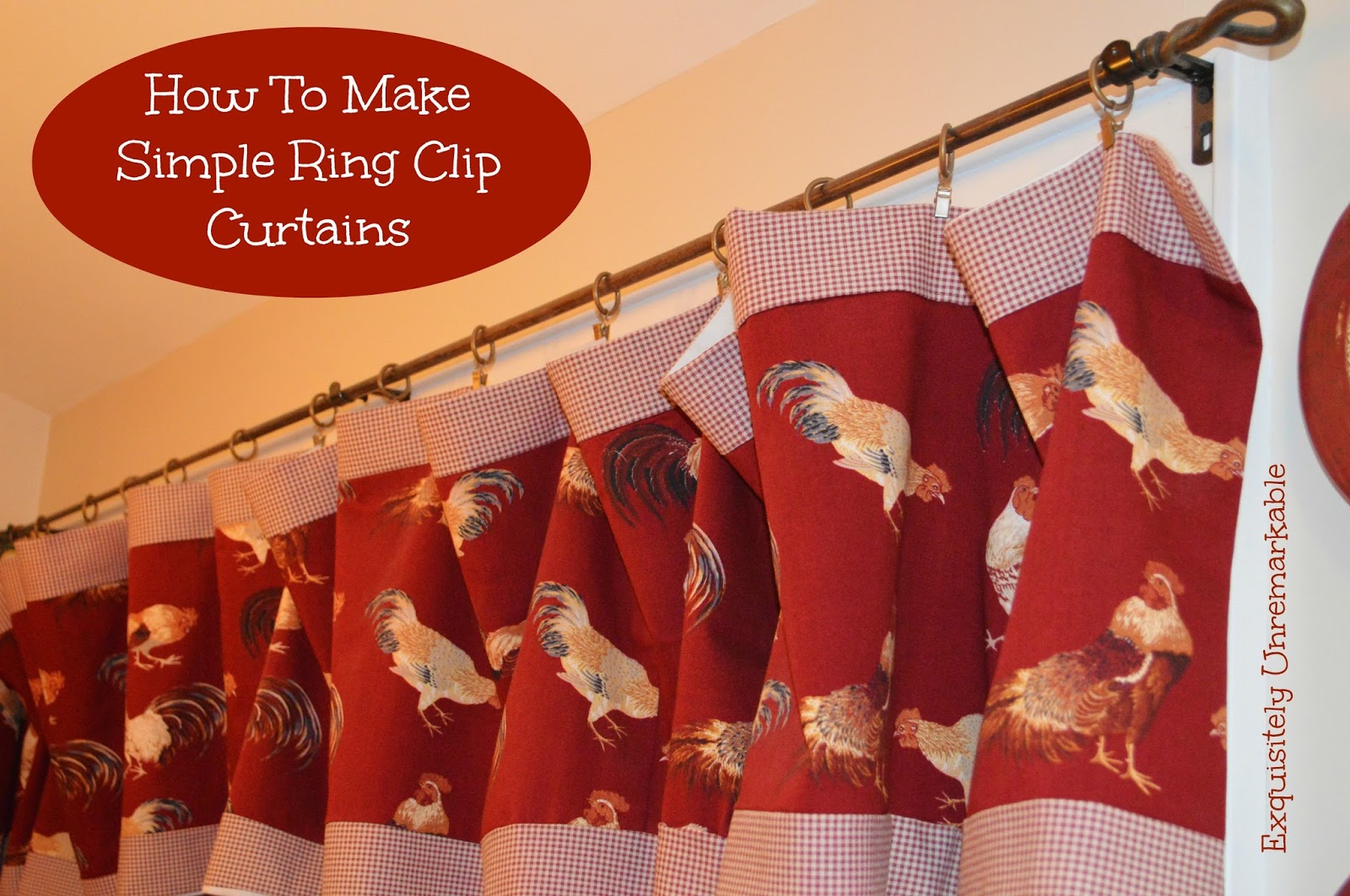 Easy Ring Clip Curtains photo