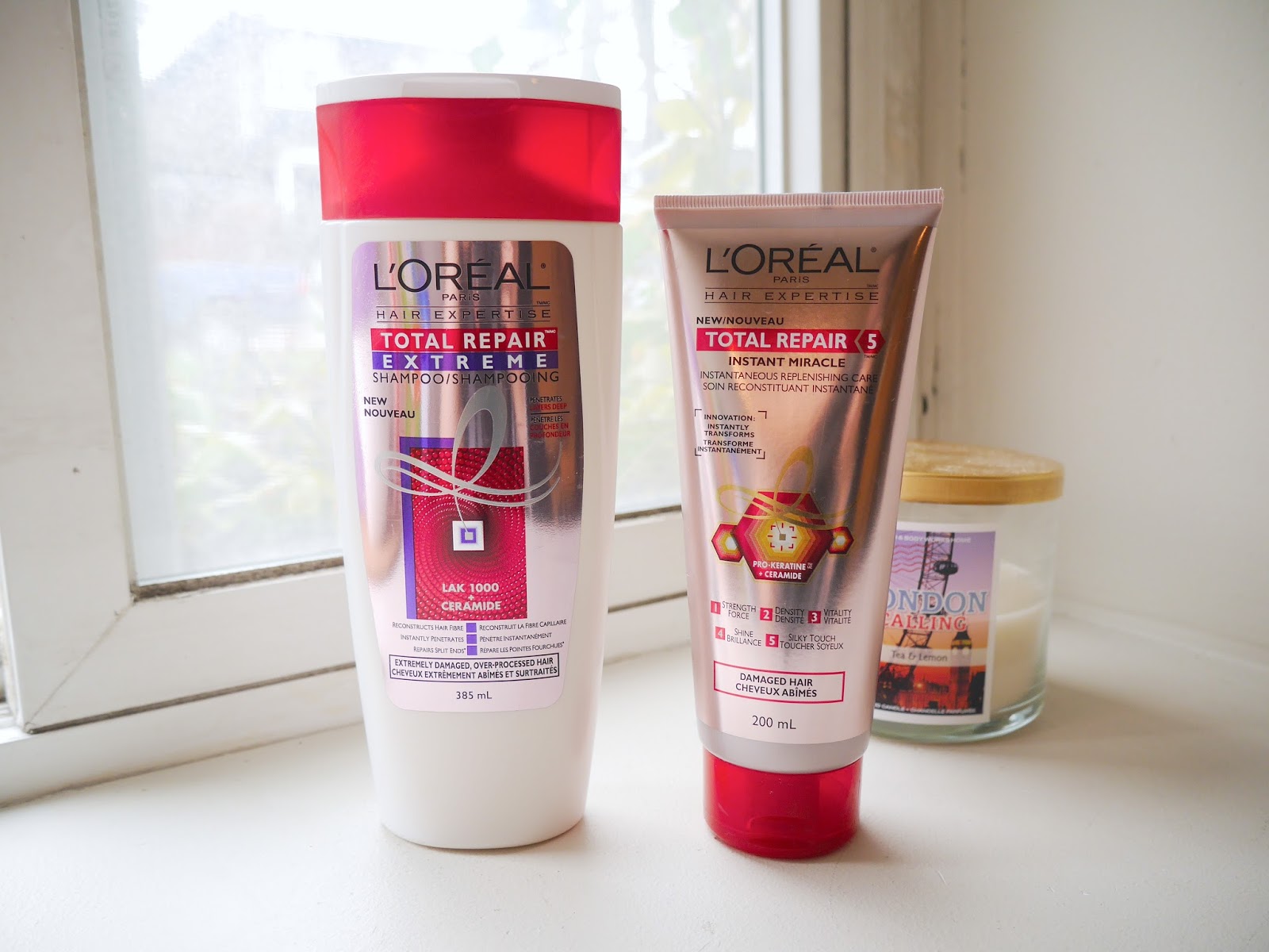 L'Oreal Total Repair Extreme Shampoo and Total Repair 5 Instant Miracle review