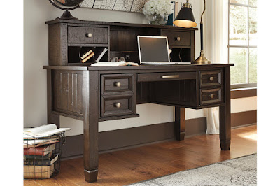 desk with hutch