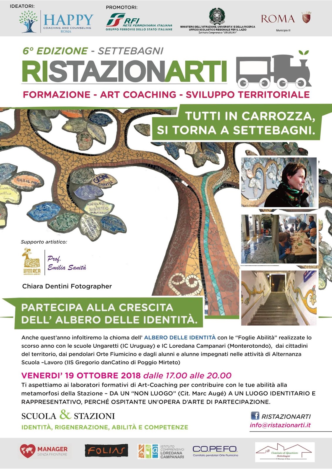 Comitato Settebagni RISTAZIONARTI Settebagni 6° Edizione 20182019