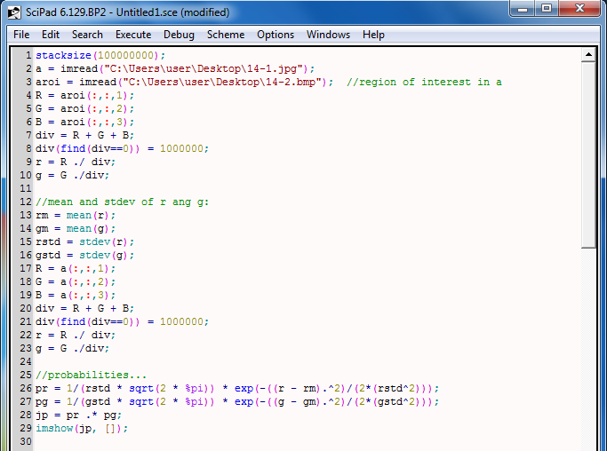 Scilab Basics: Activity 14 – Color Image Segmentation