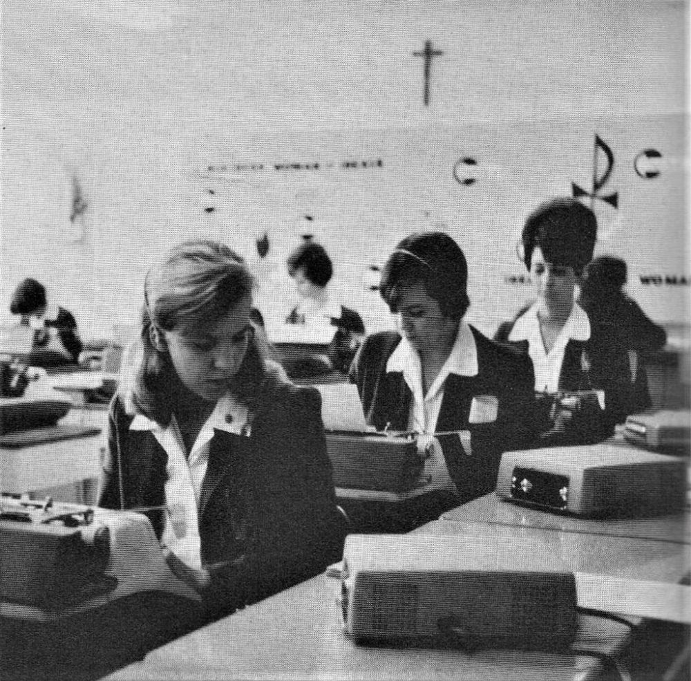 Typing Class Old Photos