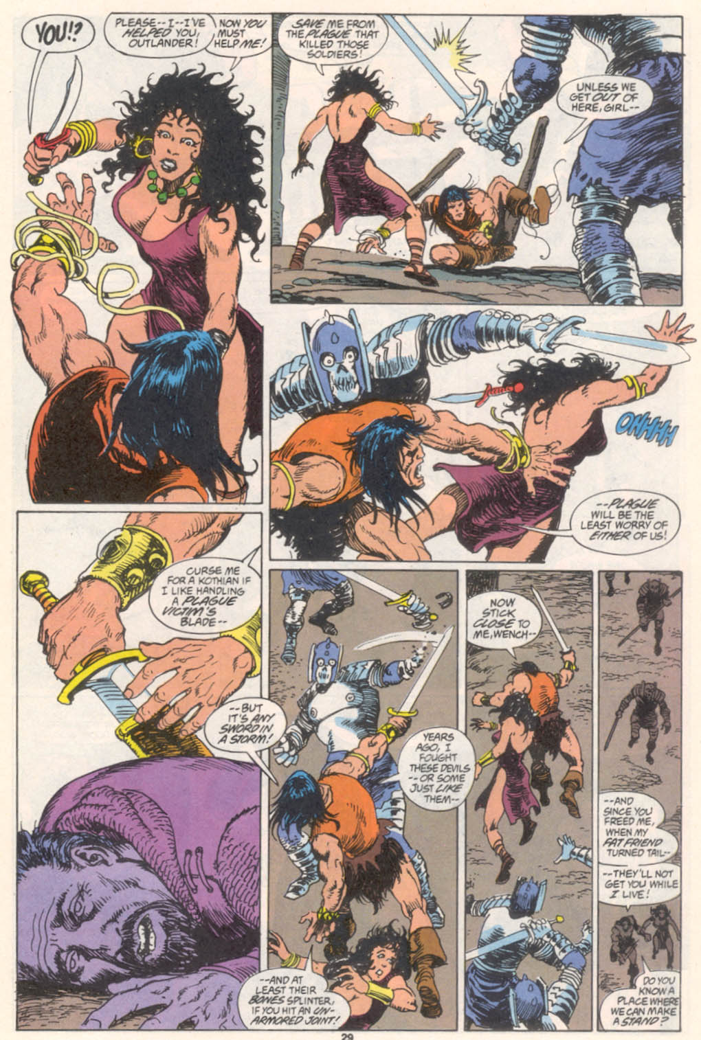 Read online Conan the Barbarian (1970) comic -  Issue #255 - 22
