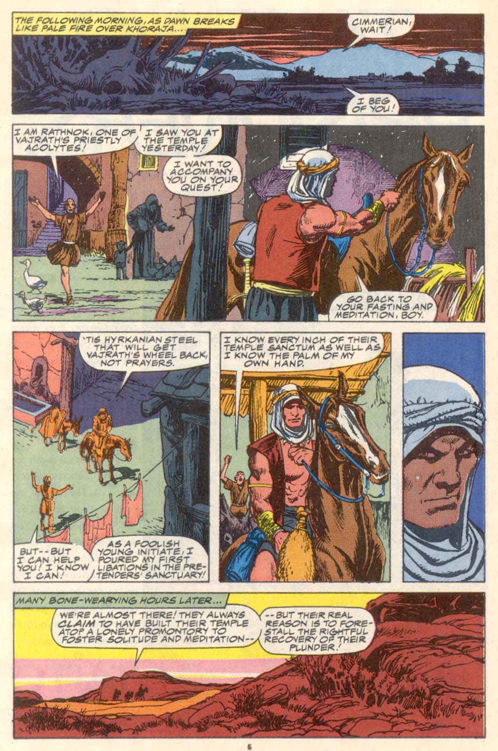 Read online Conan the Barbarian (1970) comic -  Issue #223 - 6