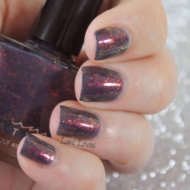 Femme Fatale Cosmetics Lantern Waste nail polish swatches & review