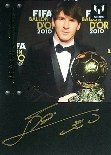 Football Cartophilic Info Exchange: Icons / Ibex Cards - Official Messi Card Collection Limited