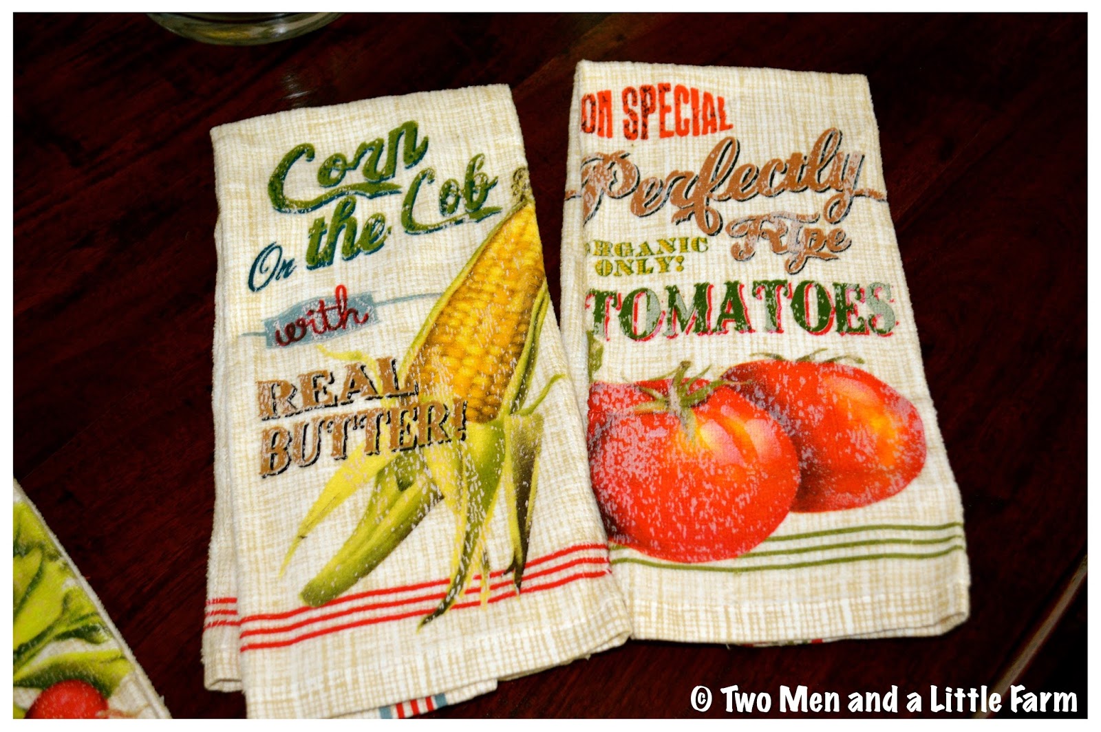 Two Men and a Little Farm MORE DISH TOWELS