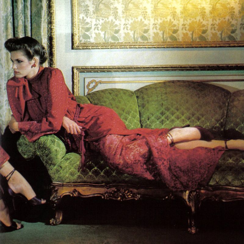 gia carangi red dress