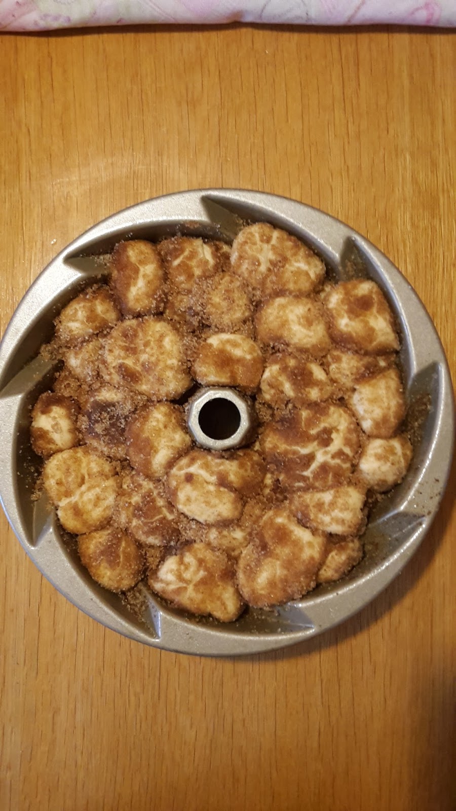 Backkrümel Sandra: MonkeyBread (Rupfkuchen mit Zimt)