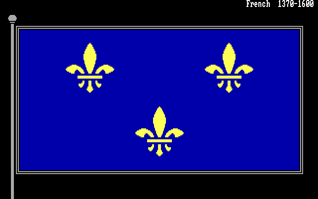 Flag of the French from 1370-1600