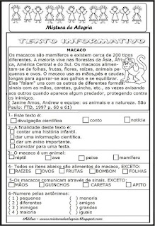 Texto informativo em sala de aula Texto informativo em sala de aula