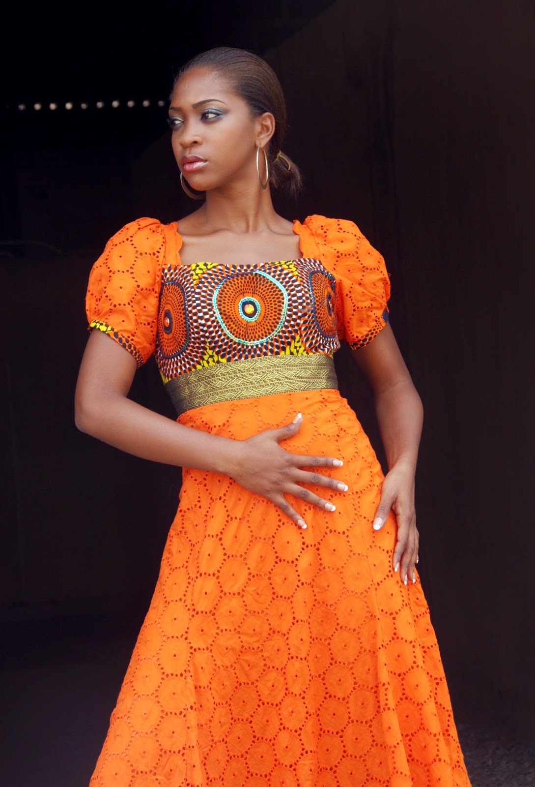 African Clothingbeautiful Ankara Meet Lace Designs Dezango Fashion Zone 