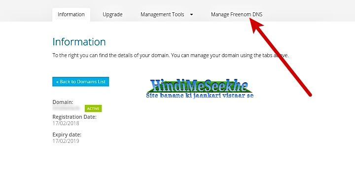 Manage freenom DNS manage-freenom-DNS