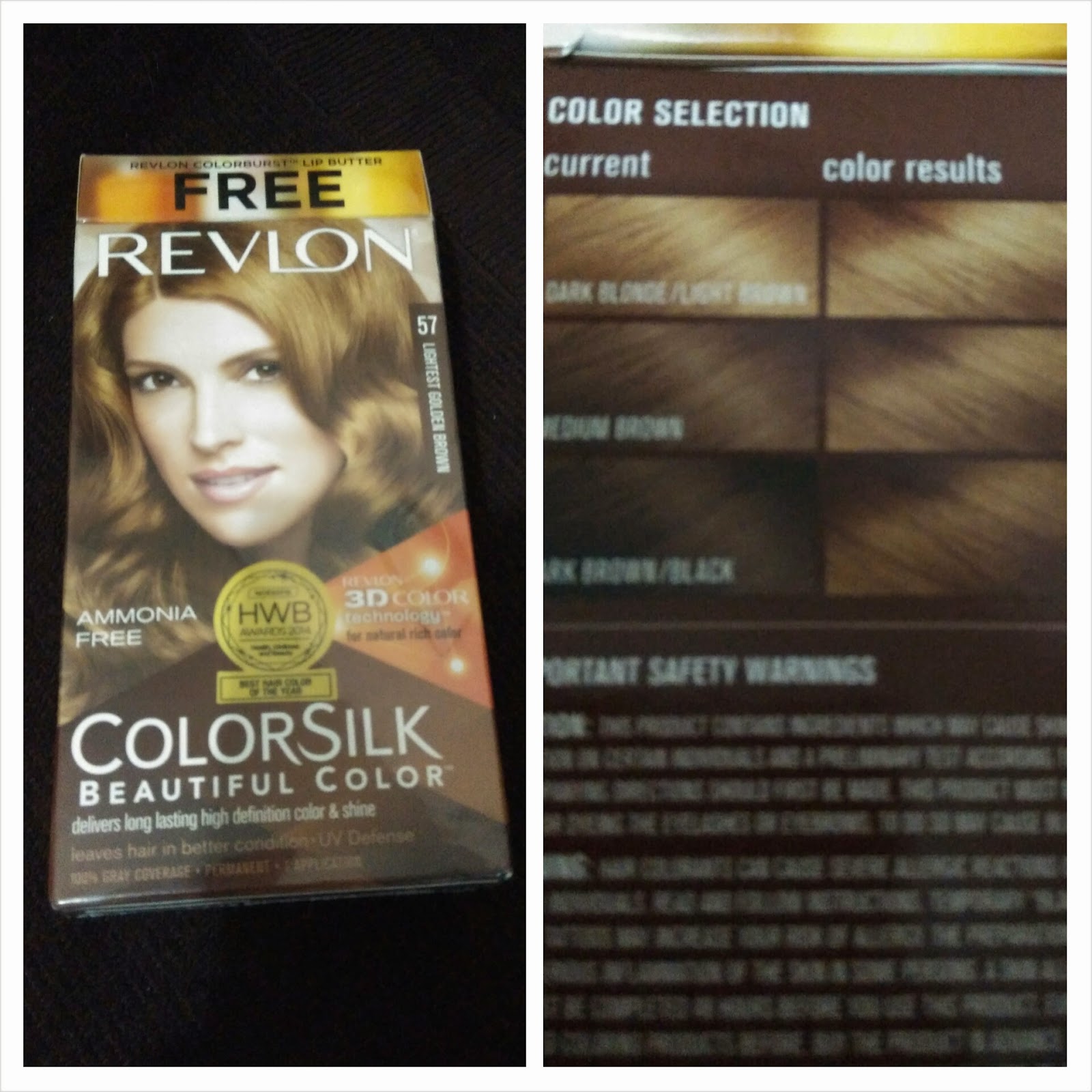 Revlon Colorsilk Lightest Golden Brown 57 Review Fit And Fashion Mom Revlon Colorsilk Lightest Golden Brown 57