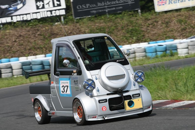 Daihatsu Midget II, K100P, racecar, unique cars, crazy