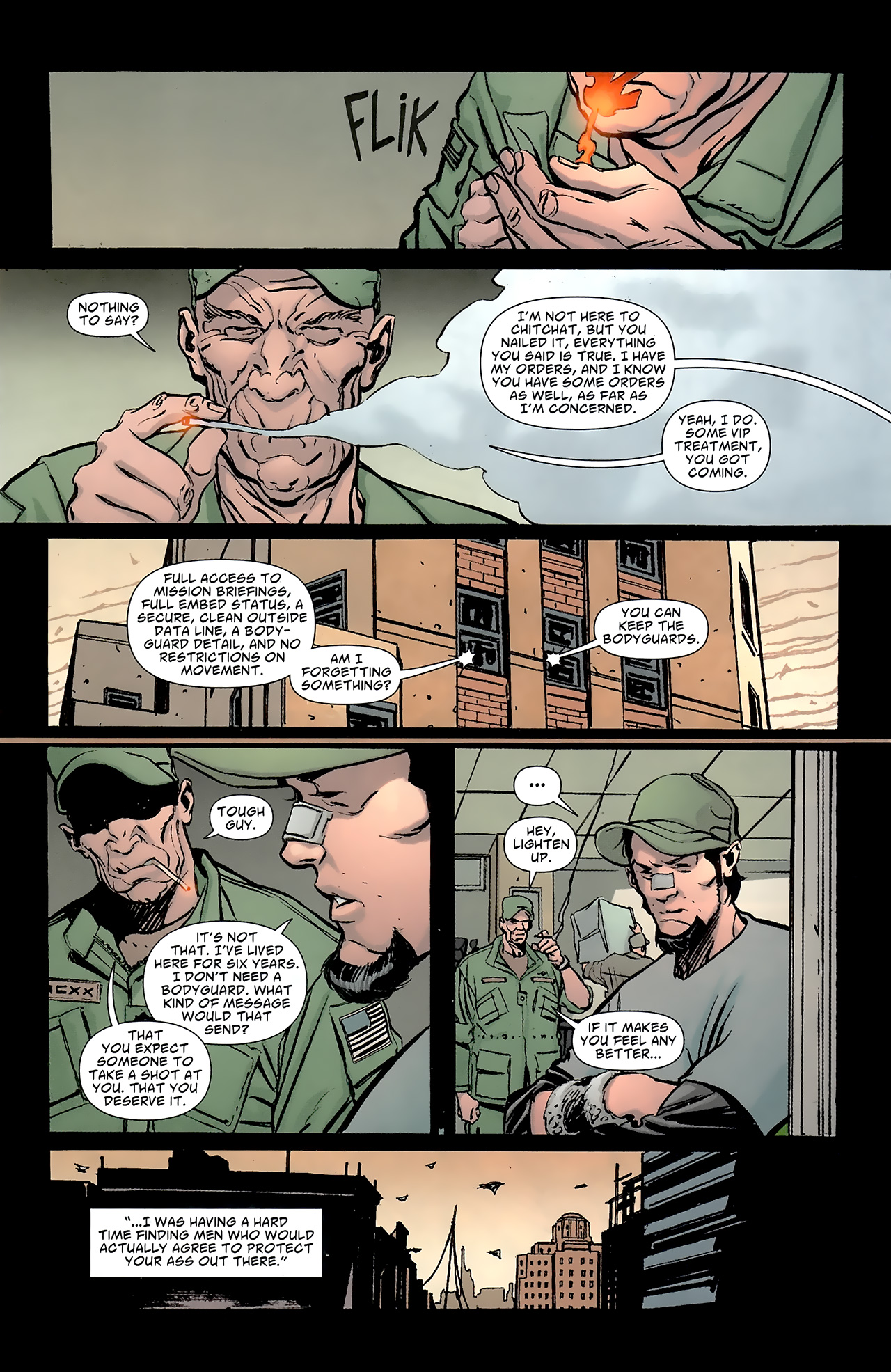 Read online DMZ (2006) comic -  Issue #62 - 10