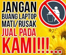 beli laptop kondisi mati / rusak