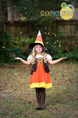 Candy Corn Witch - Photo by Click Photo Designs by Sarah Brewer