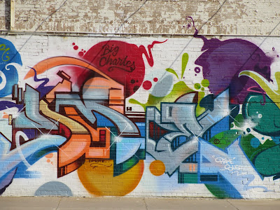 grafitti art mural MLK Avenue and 2nd avenue Detroit