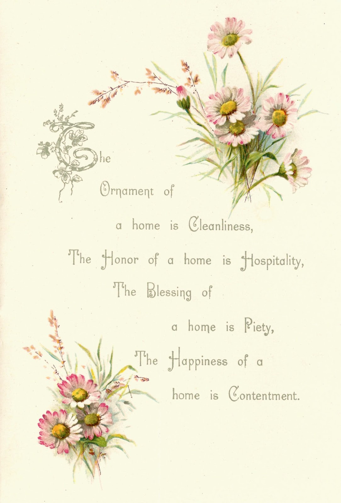 free clip art vintage flowers - photo #49