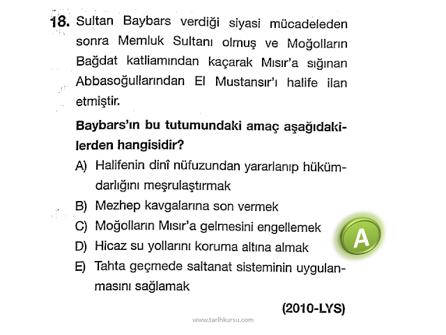 6 Yerlesme Ve Devletlesme Surecinde Selcuklu Turkiyesi Cikmis Osym Sorulari