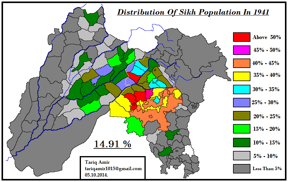 Sikhism Map