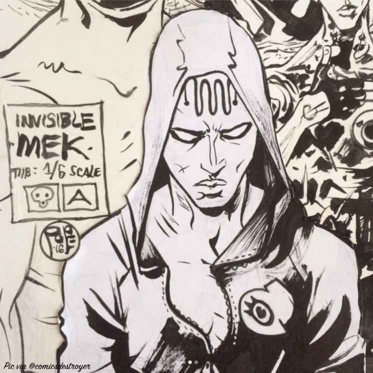 Supermek In 1 6 From Paul Pope X Threea Toys Theinvisiblemek Thb