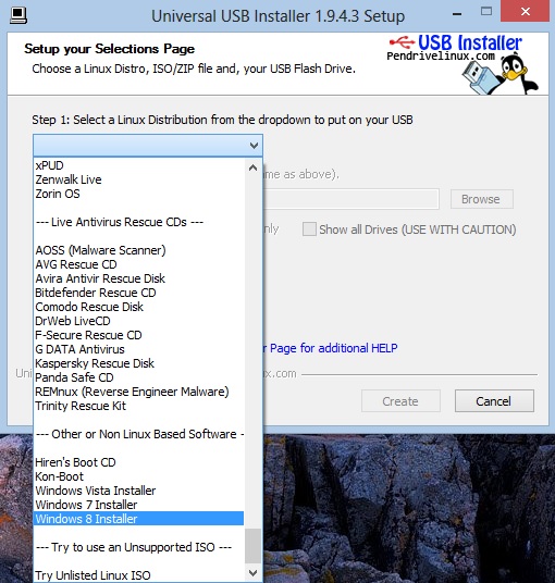 create windows 8.1 bootable usb from iso linux