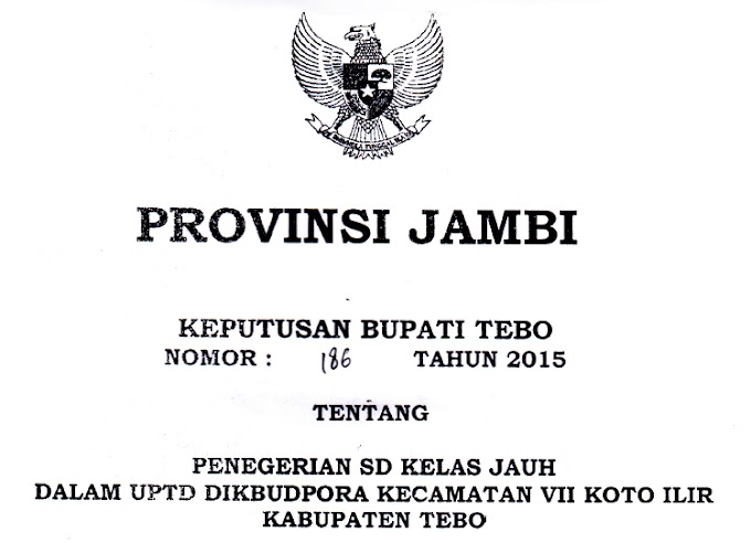 SK Penegerian SDN No. 236/VIII Kelompang Jaya Kec. VII Koto Ilir Kab. Tebo