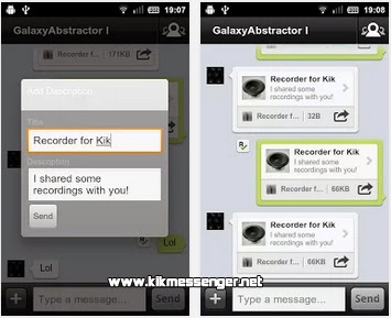 Recorder for Kik gratis para Android