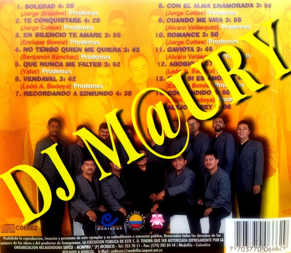 MELODIAS DE COLOMBIA EL COMBO DE LAS ESTRELLAS GRANDES EXITOS 1999