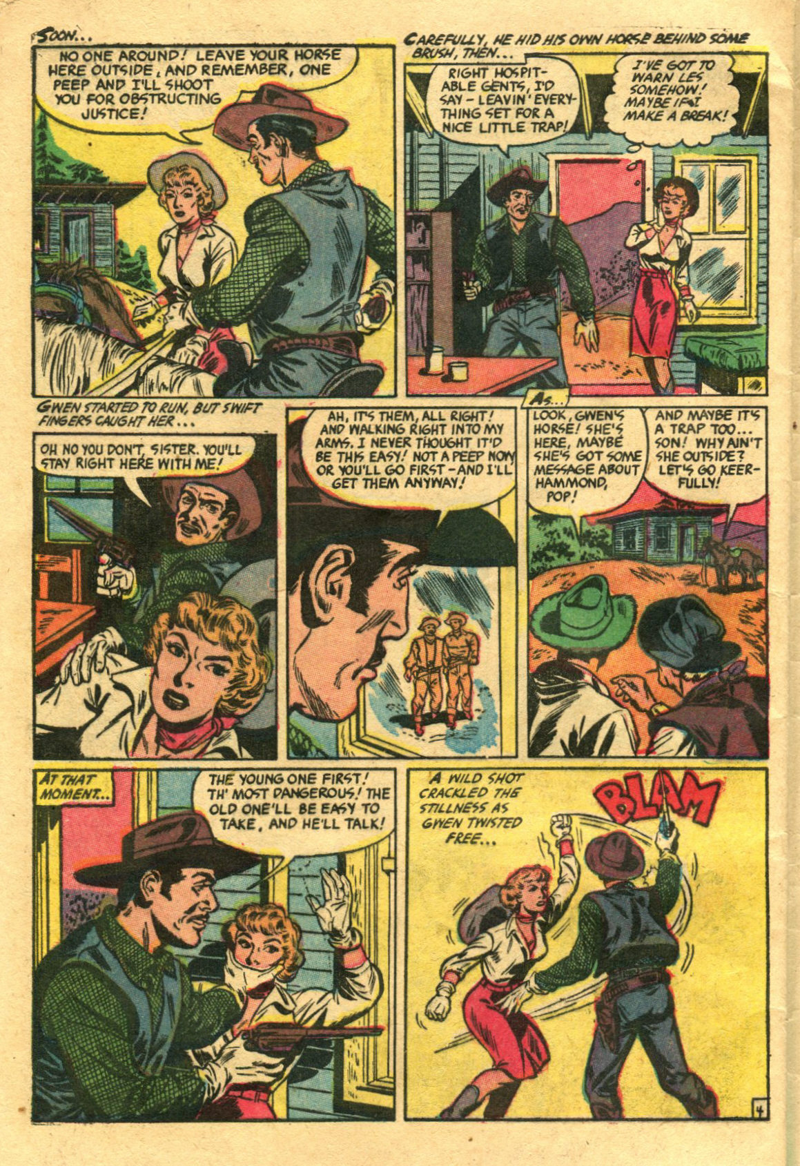 Read online Cowgirl Romances (1950) comic -  Issue #11 - 32