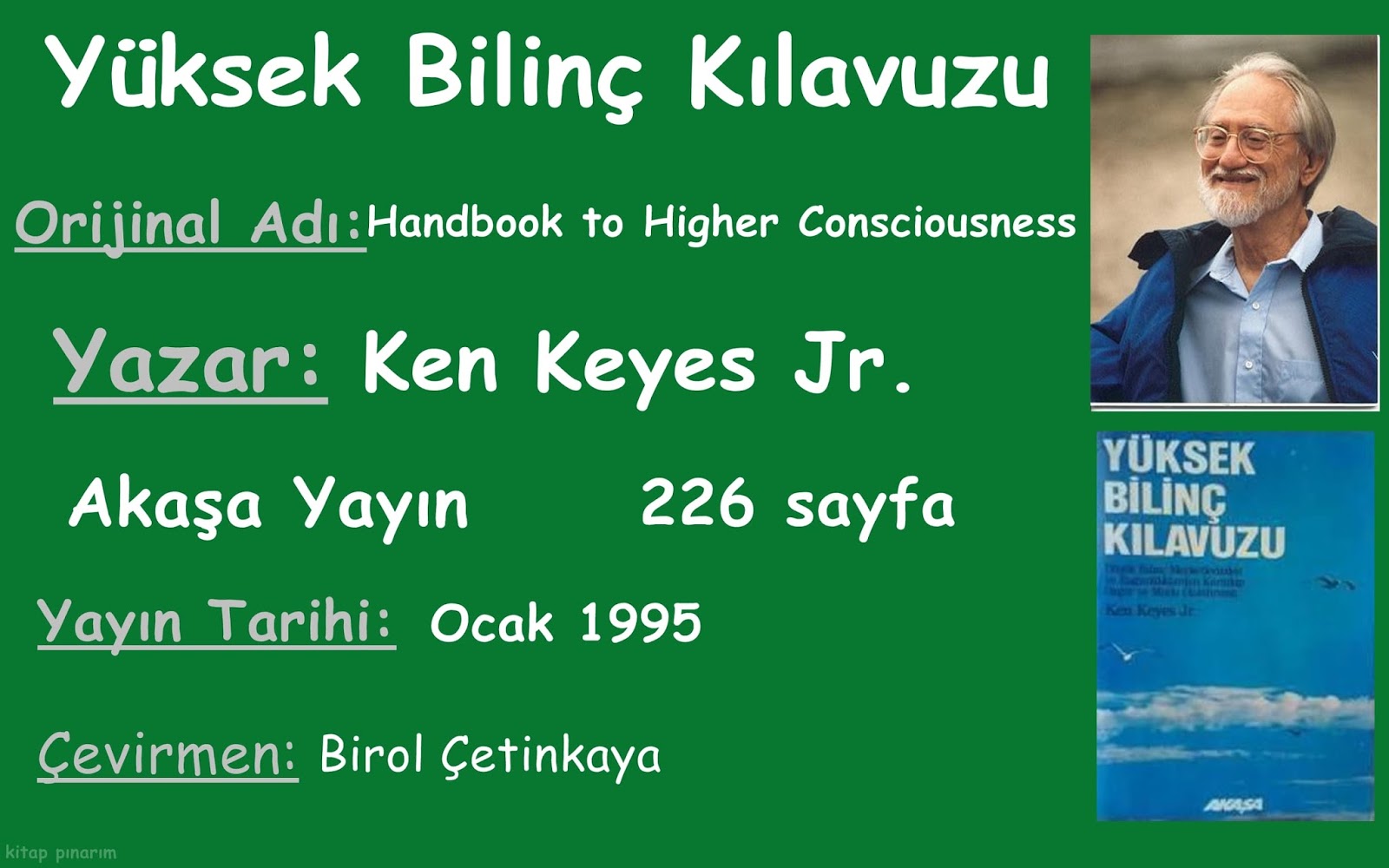 Yuksek Bilinc Kilavuzu Ken Keyes Jr