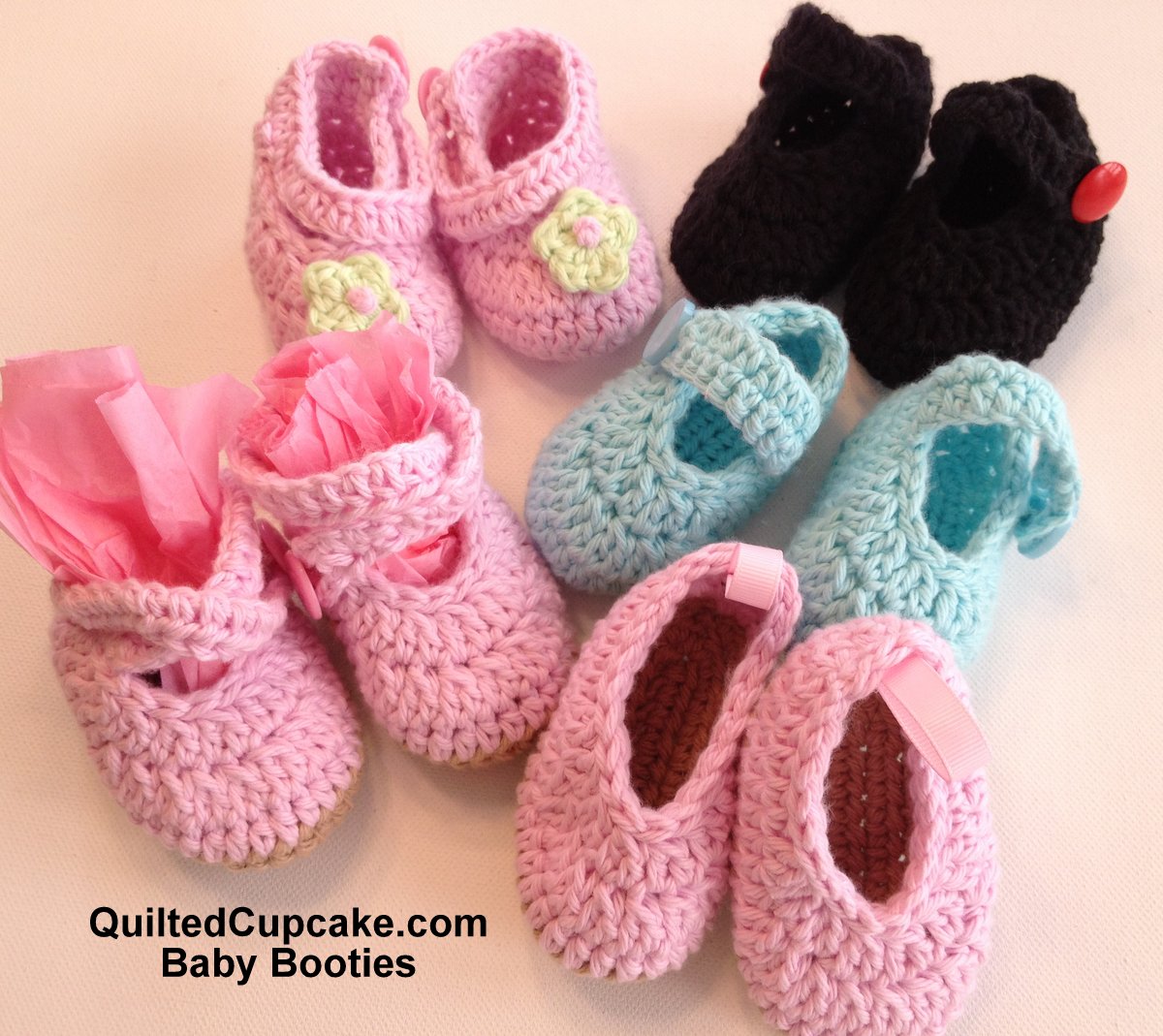 handmade in the heartland baby booties