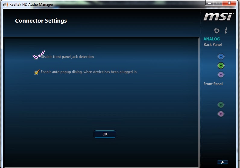 Langit Robotik Front panel speaker motherboard MSI H81M E33 tidak