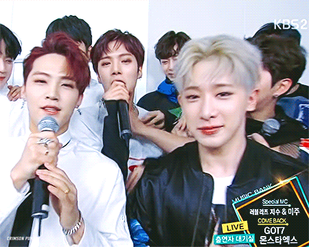 오늘자 갓세븐 새 멤버.gif | 인스티즈