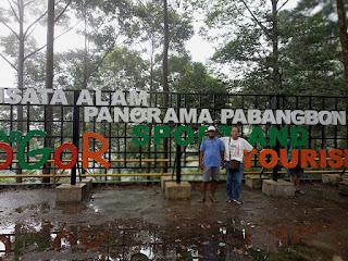 pintu masuk wisata alam panorama Pabangbon tiket karcis masuk.