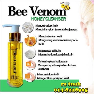 bee venom honey liquid cleanser
